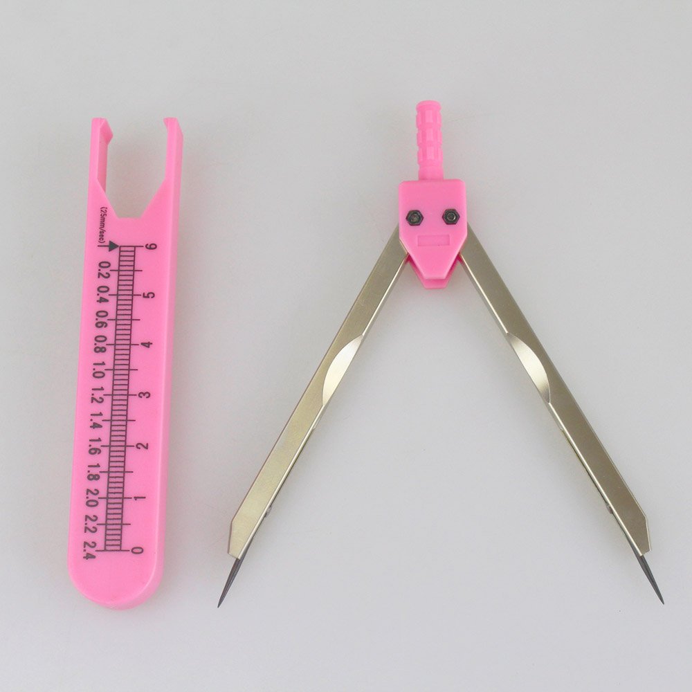 Airgoesin EKG ECG Calipers Nursing or Doctor Caliper Divider for Measuring Drafting Electrocardiographs with Ruler (Pink) - Image 5