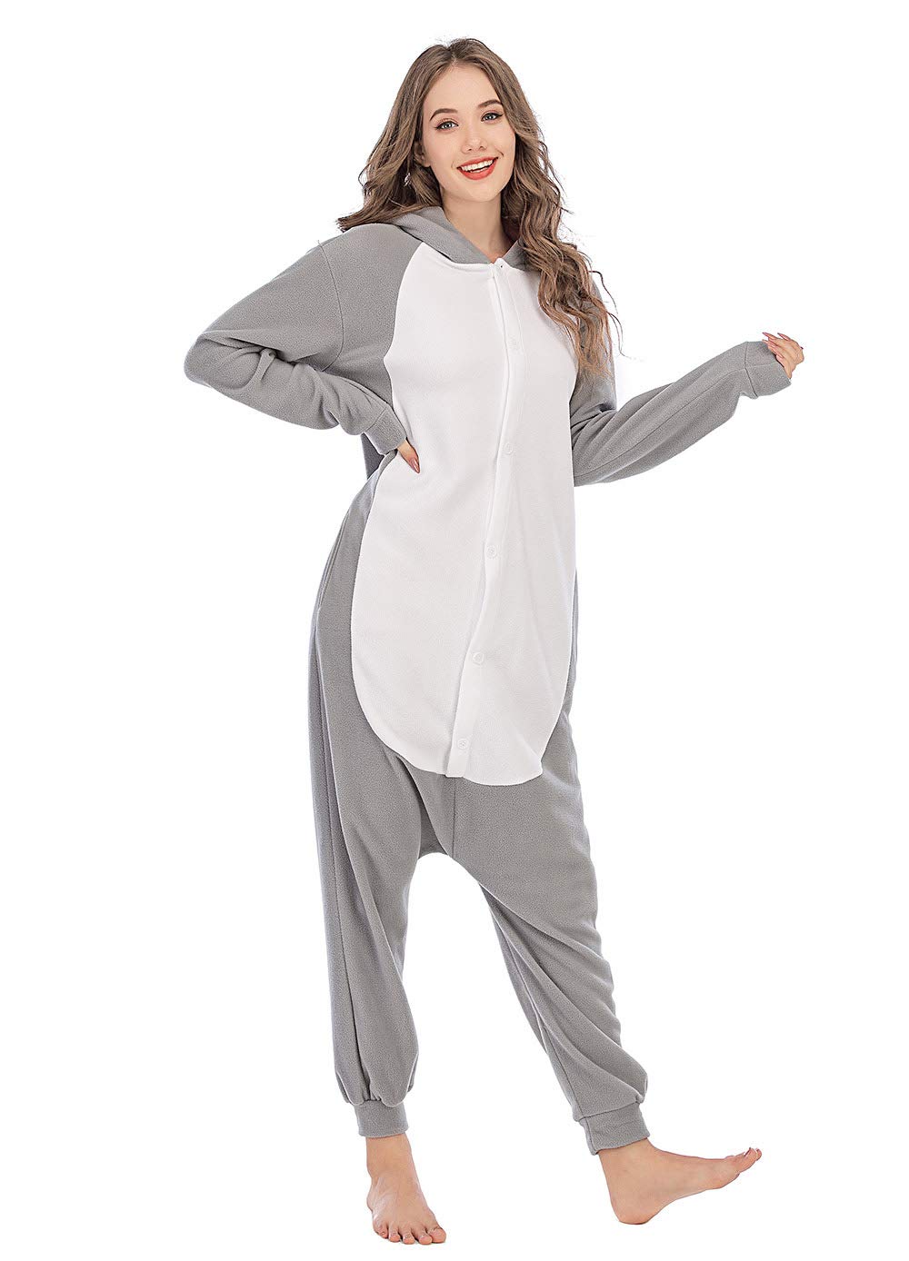 LBJR Pigiama Animali Adulti Cosplay Costume Pigiamone Intero Onesie