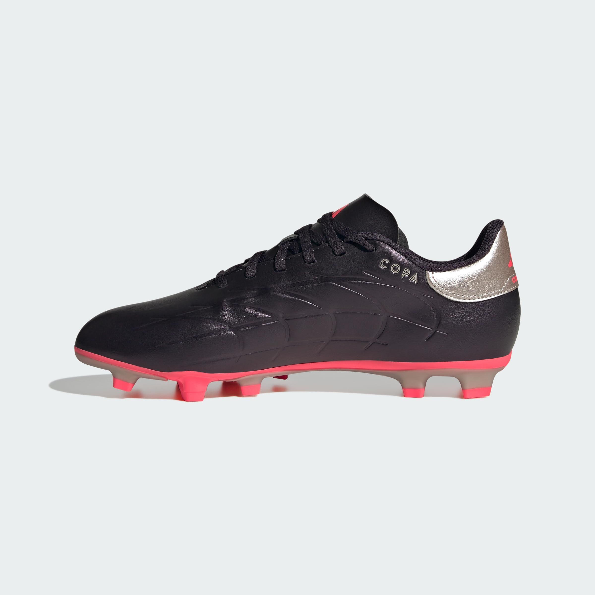 adidas Unisex Copa Pure 2 League Firm Ground Boots Leather Upper Blue, Lila Grau, 42 2/3 EU