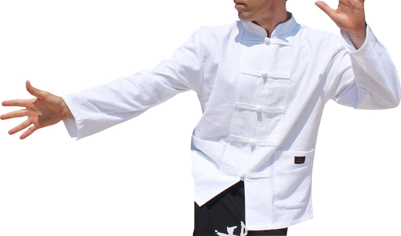 RaanPahMuangBranded Cotton Professional Chinese Mandarin Jacket Shirt