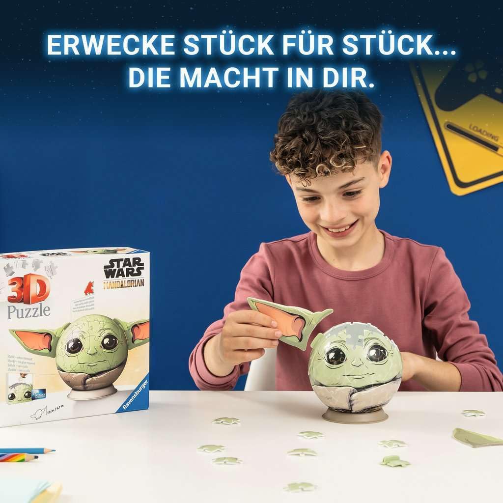 Ravensburger Puzzle 3D 11556 - Star Wars Grogu Kula