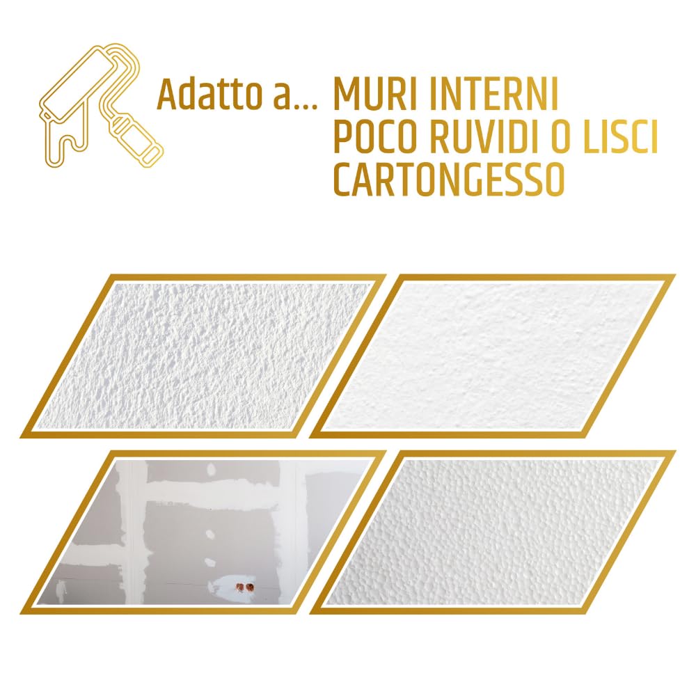 PENNELLIFICIO 2000 | Set Pittura Professionale Composto da Rullo, Asta in Alluminio e Retina in Metallo Scola-Rullo, per Pitture da Interni e Idropitture, Asta da 110 cm a 200 cm
