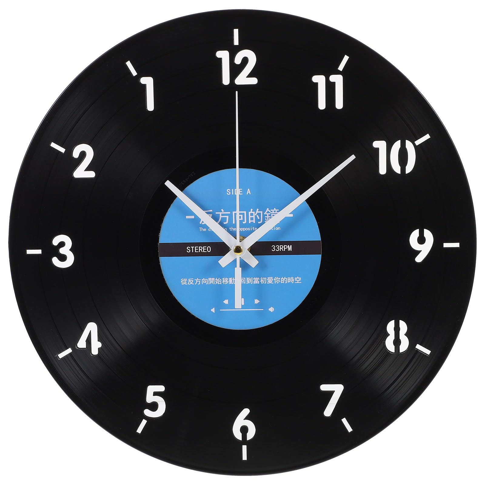 Horloge murale vinyle pour décoration murale originale et unique de salon