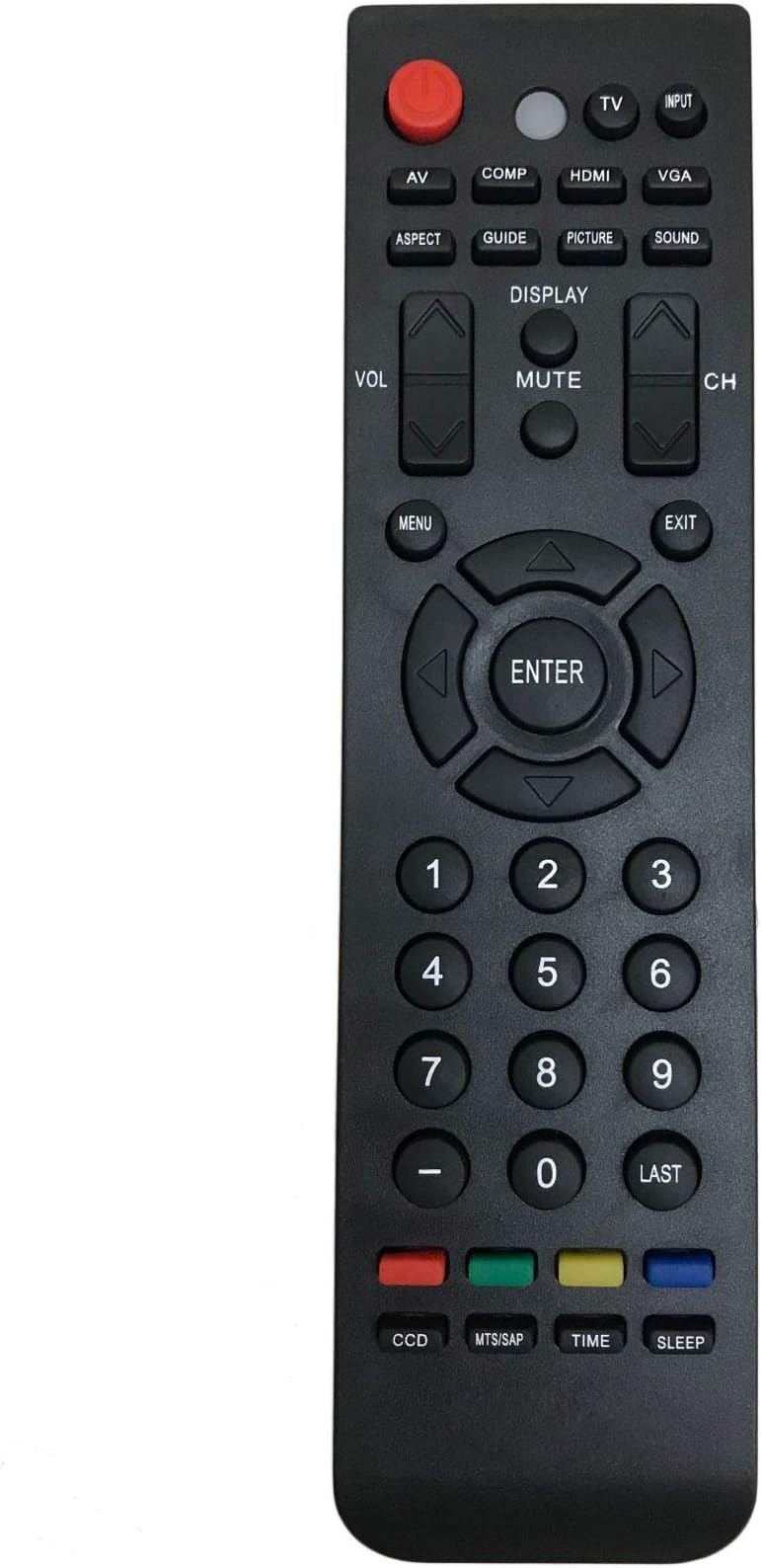 New TV Remote Control Replacement fit for Older Emerson EN-31201EM Nexus EN-31201N