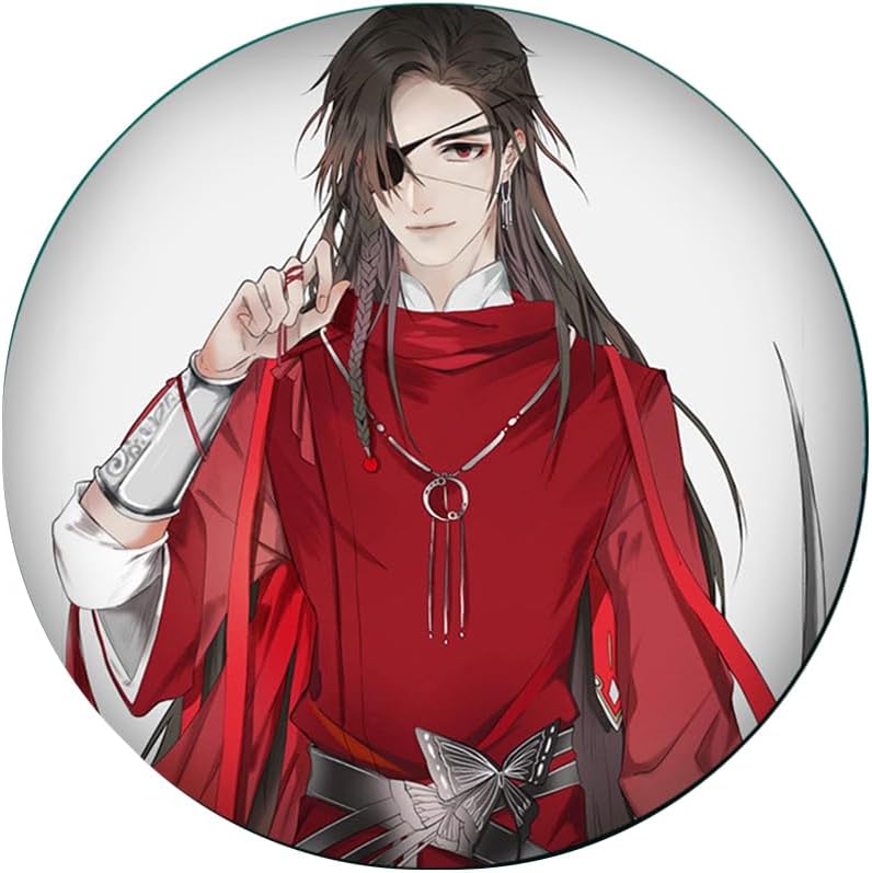Tian Guan Ci Fu Hua Cheng Xie Lian Brooch Pin Collection Buttons Badge for Backpack Decor