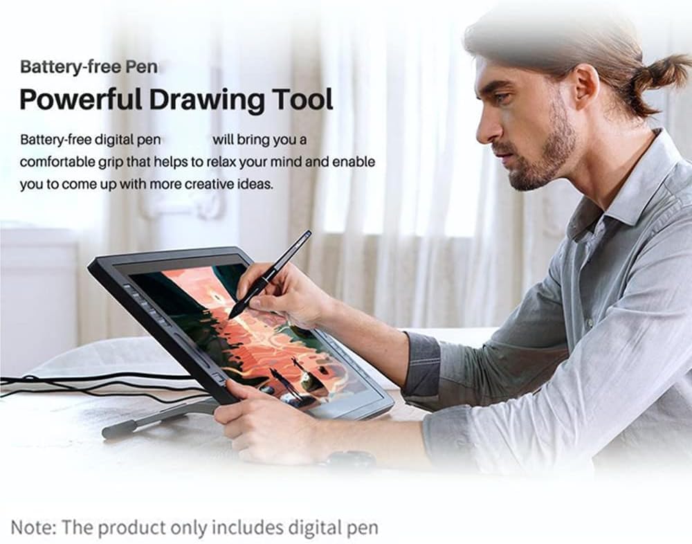 Penna stilo PW500 senza batteria per Huion KAMVAS Pro 22 Inspiroy Q11K V2 Q620M GT-221 GT2201 penna digitale da disegno per tablet grafico Touch Screen Active Laptop Stylus S-Pen