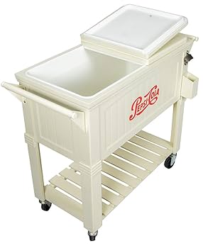 Permasteel ローリング パティオ クーラー 80QT 【容量約75L】 Permasteel ローリング パティオ クーラー 80QT 容量約75L