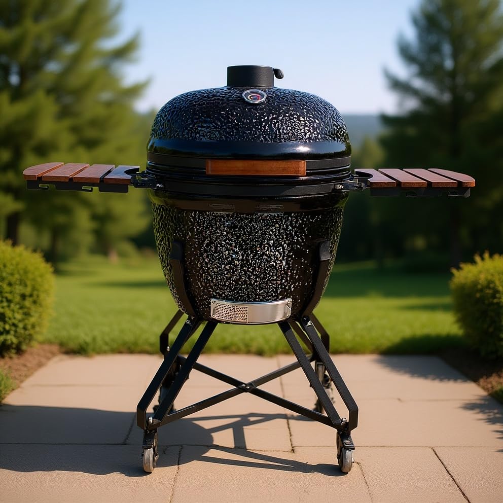BBQ Parrilla Kamado de Cerámica 26 Pulgadas XXL (66cm Diámetro)