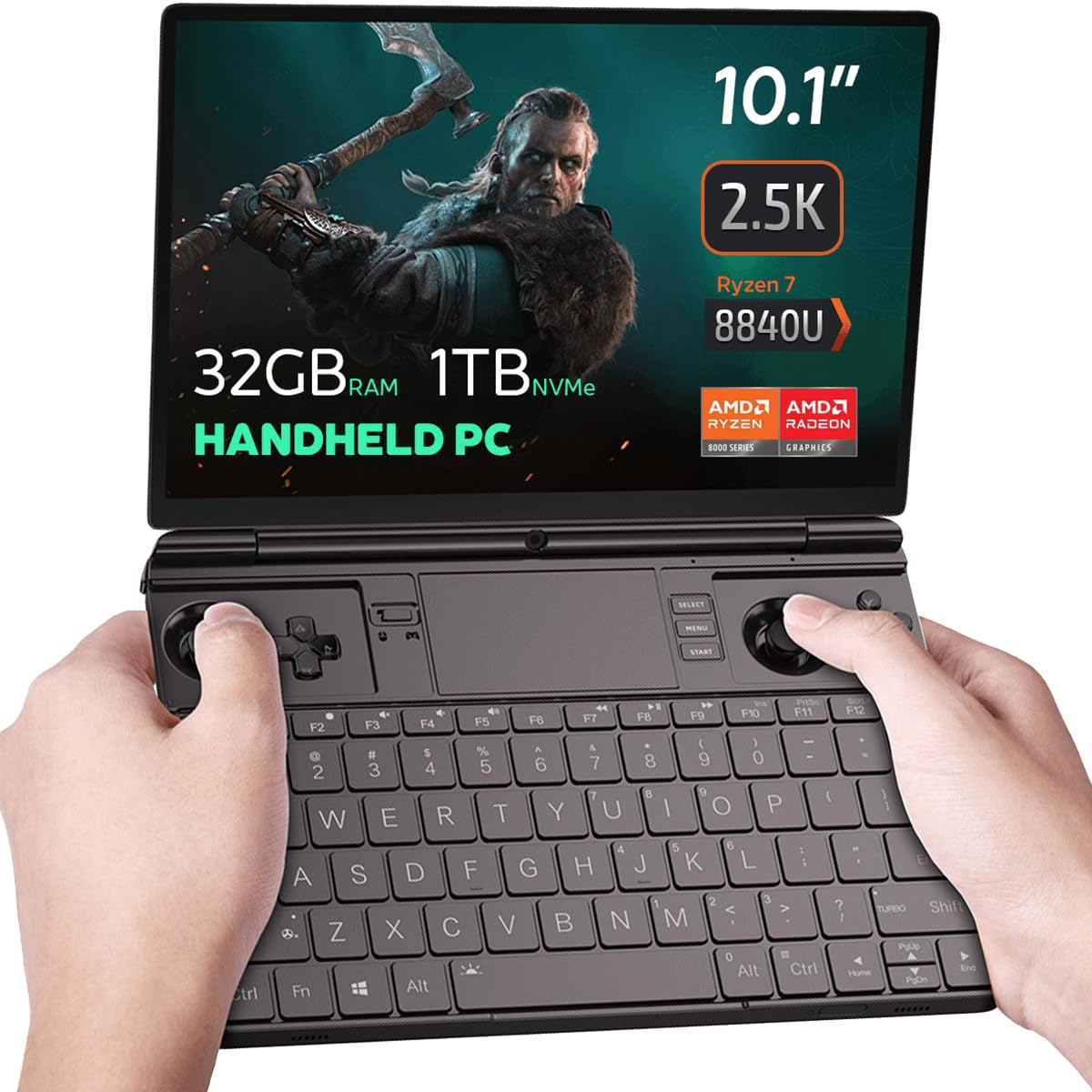 【美品】GPD WIN MAX 2 2022 6800U/16GB/1TB GPD WIN Max 2 Handheld Gaming PC Windows 11AMD Ryzen 7 6800U