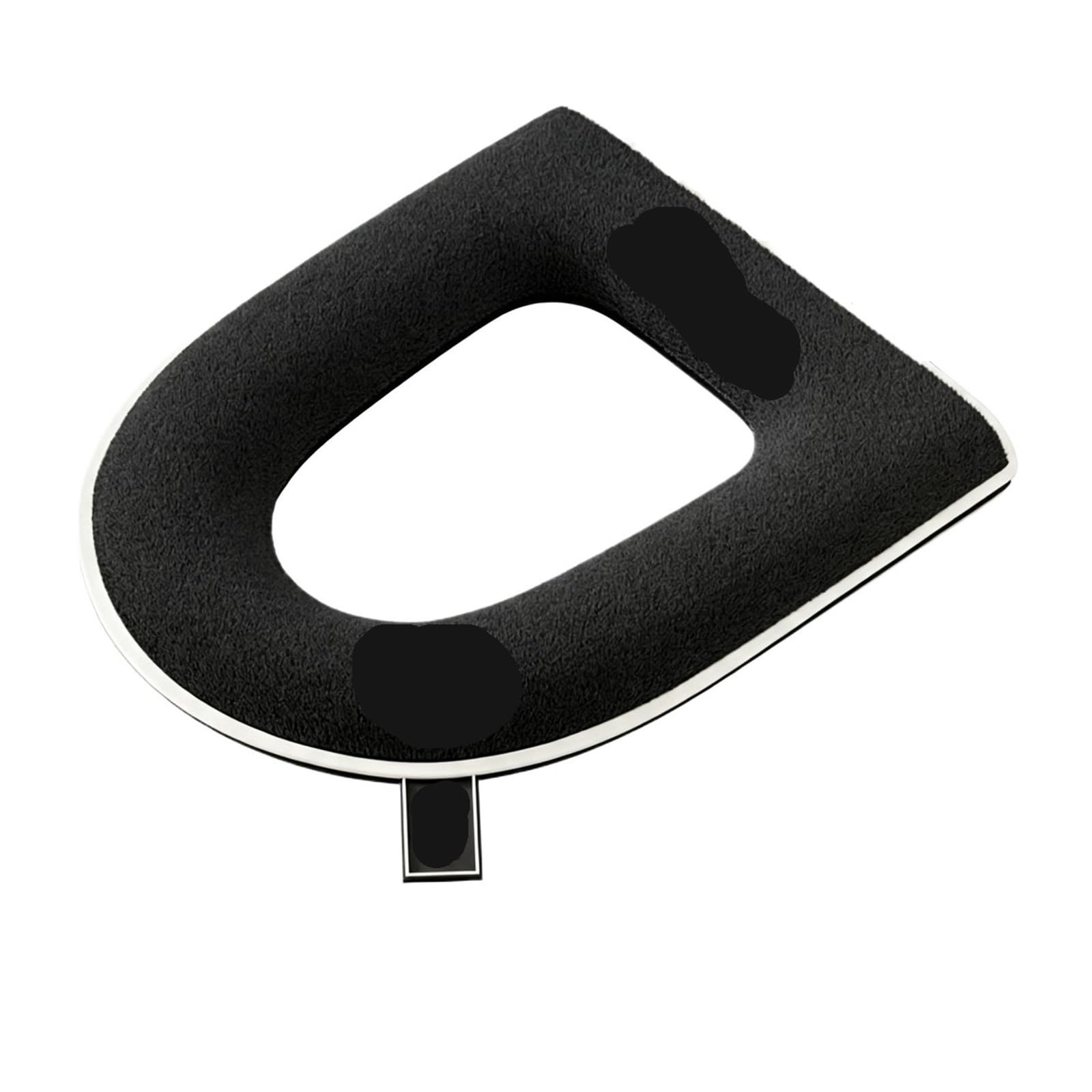 Bisxhvqjzkc Black Zipper Four Season Universal Toilet Cushion