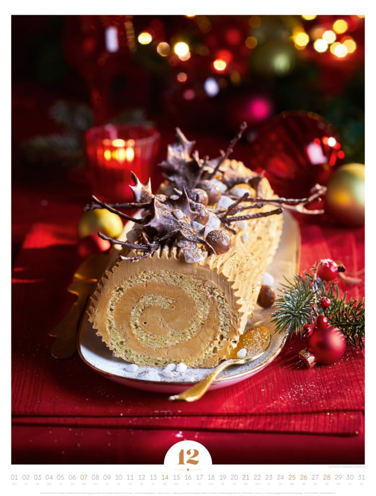 Sucré Kalender 2025, Wandkalender im Hochformat (50x66) - Lifestyle-Kalender für Genießer:innen, Torten-Bäcker:innen und Fans von Desserts und ... Fans von Desserts, Patisserie und Schokolade