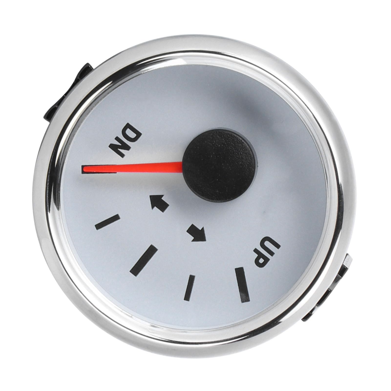 Generic Compteur de Trim de Bateau Industriel adapté à la Tension Ultra-large 52 Mm 2 Pouces Indicateur D'inclinaison Jauge de Trim de Signal Convient aux Moteurs, Navires, Machines de Construction