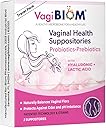 VagiBiom Probioitc Suppository Convenient Travel Pack with 2 Suppositories: Microbiome Flora Balance. Odor Control Regimen; Balance and Nourishes Healthy Flora