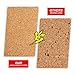 Board2by Cork Bulletin Boards 12 X 12, White Framed Cork Tiles, Wall Mounted Corkboards for Walls, Small Pin Board 1/2 Inch Thick, Mini Wall Bulleting Board with 16 Push Pin Wood Clips, 4 Pack
