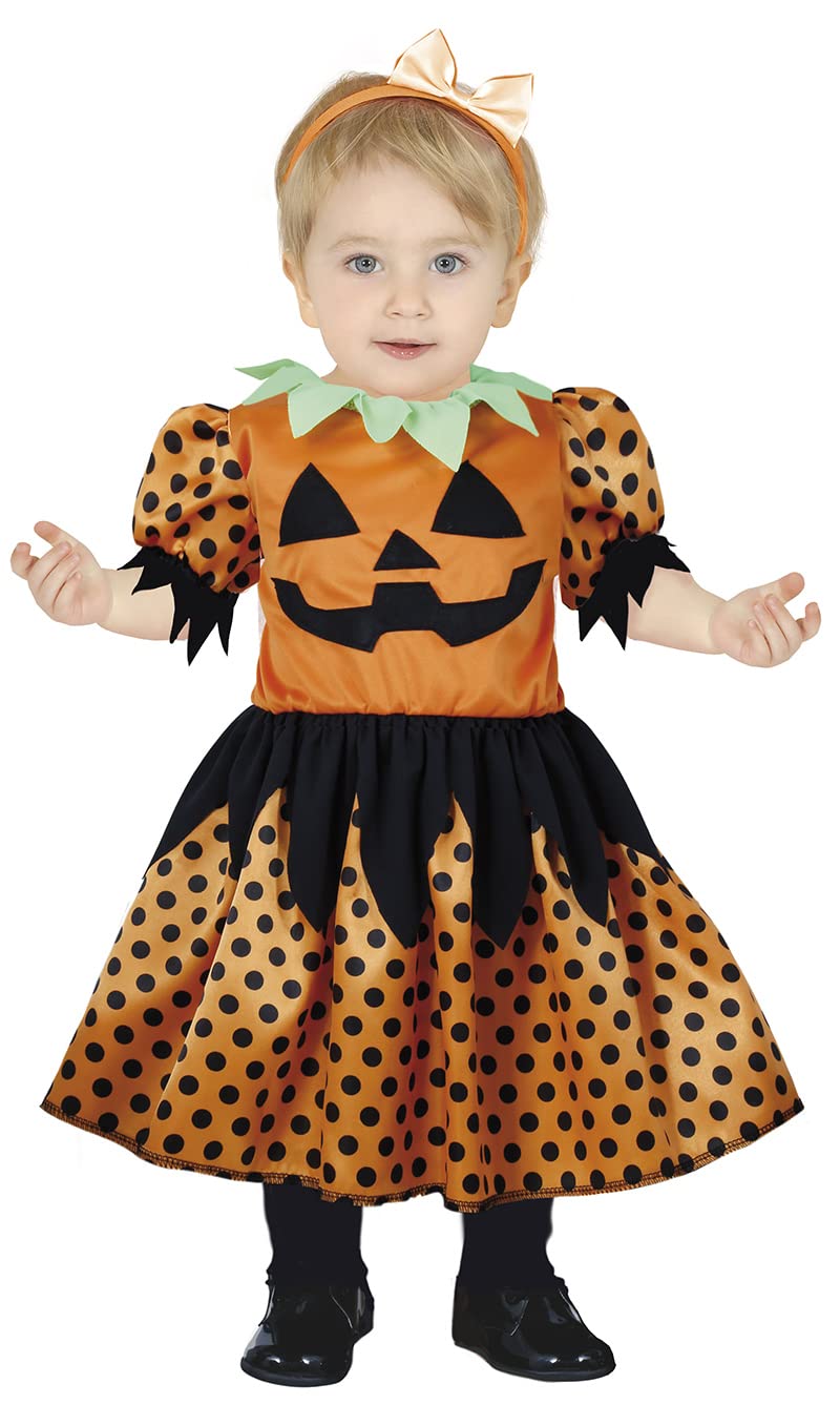FIESTAS GUIRCA Pretty Pumpkin Girl Baby Fancy Dress Costume - Orange Pumpkin Toddler Costume - Baby Girls Age 2-3 Years - Image 2