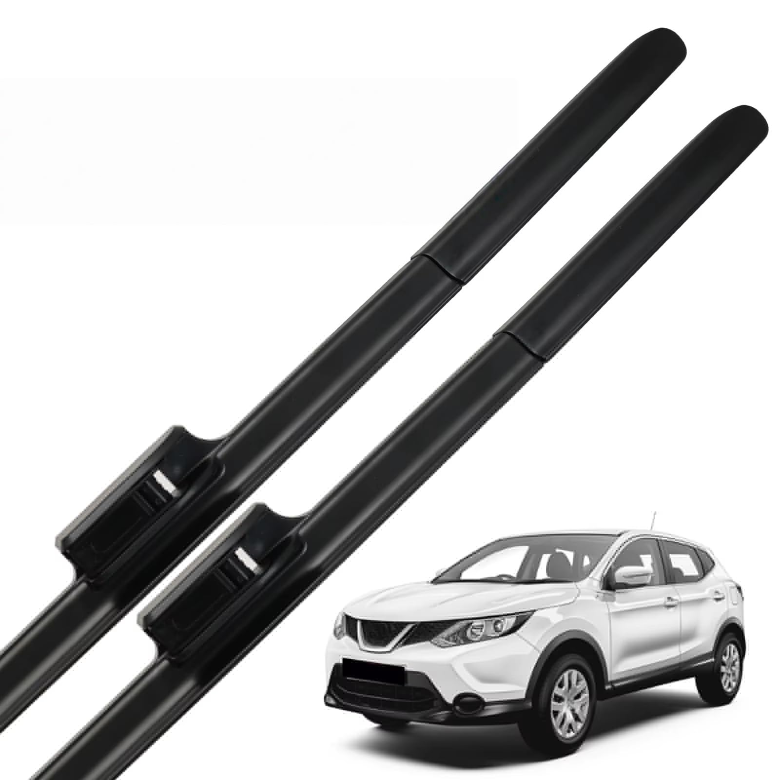 Essuie-Glace Avant Nissan Qashqai J11 2013-2020 | Balais 26" et 17" Caoutchouc