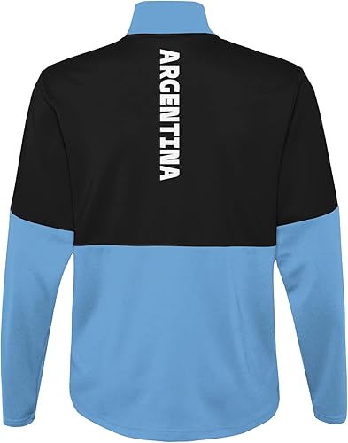 Miniatura 6 de Outerstuff Camiseta unisex para niños de la Copa Mundial de la FIFA Country con cremallera 14