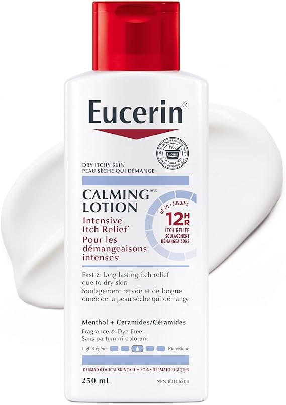 EUCERIN Calming Intensive Itch Relief Lotion for Itchy Dry Skin Body
