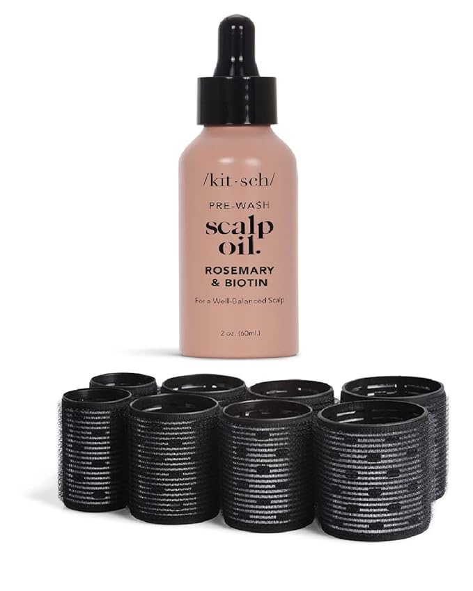 Kitsch Ceramic Thermal Hair Rollers & Rosemary Oil for