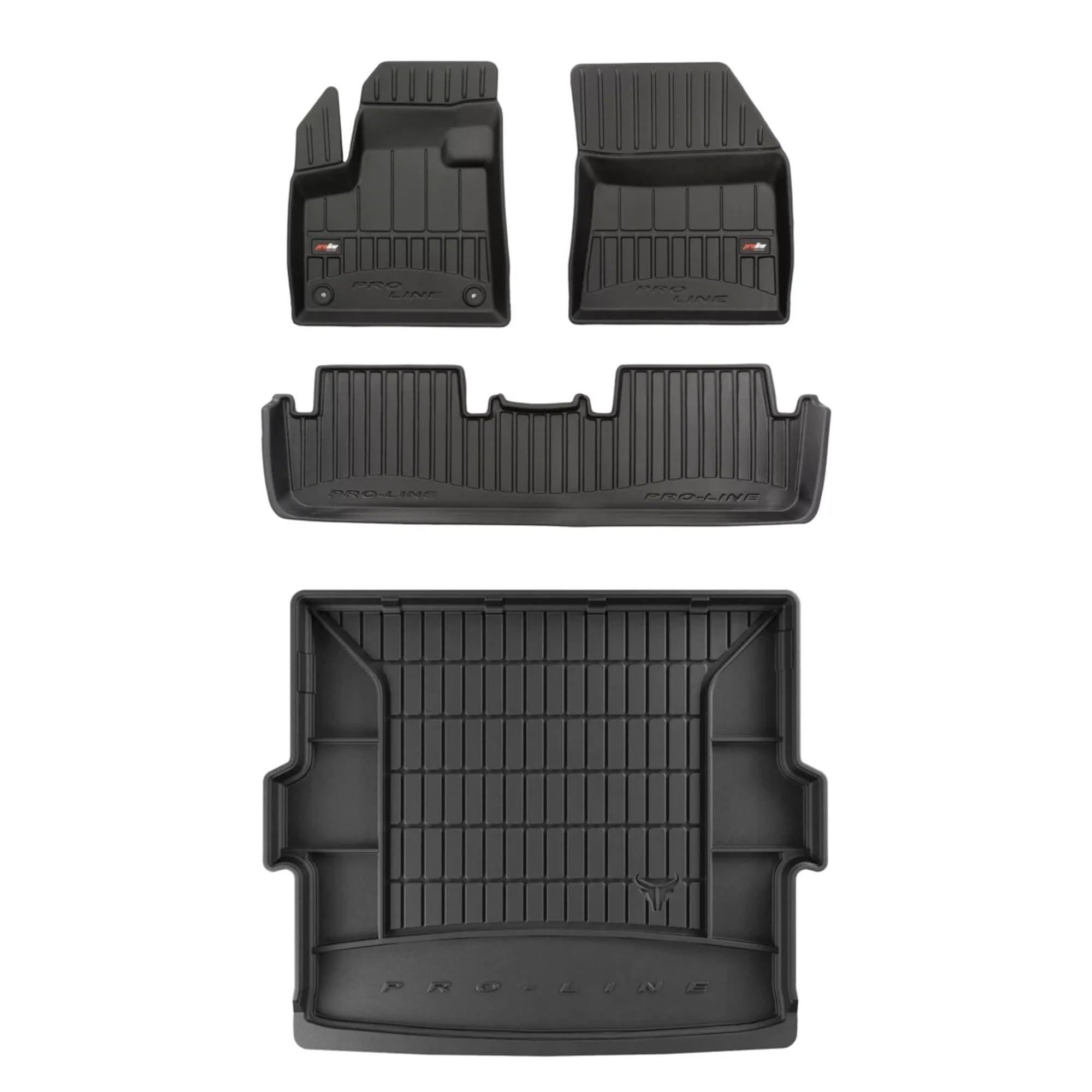 MOTOS Set de alfombrillas de goma y alfombrillas de maletero para DS 7 Crossback desde 2017 Mejora la comodidad de tus viajes con la alfombrilla antideslizante para coche 3D- alfombrillas para todo ti