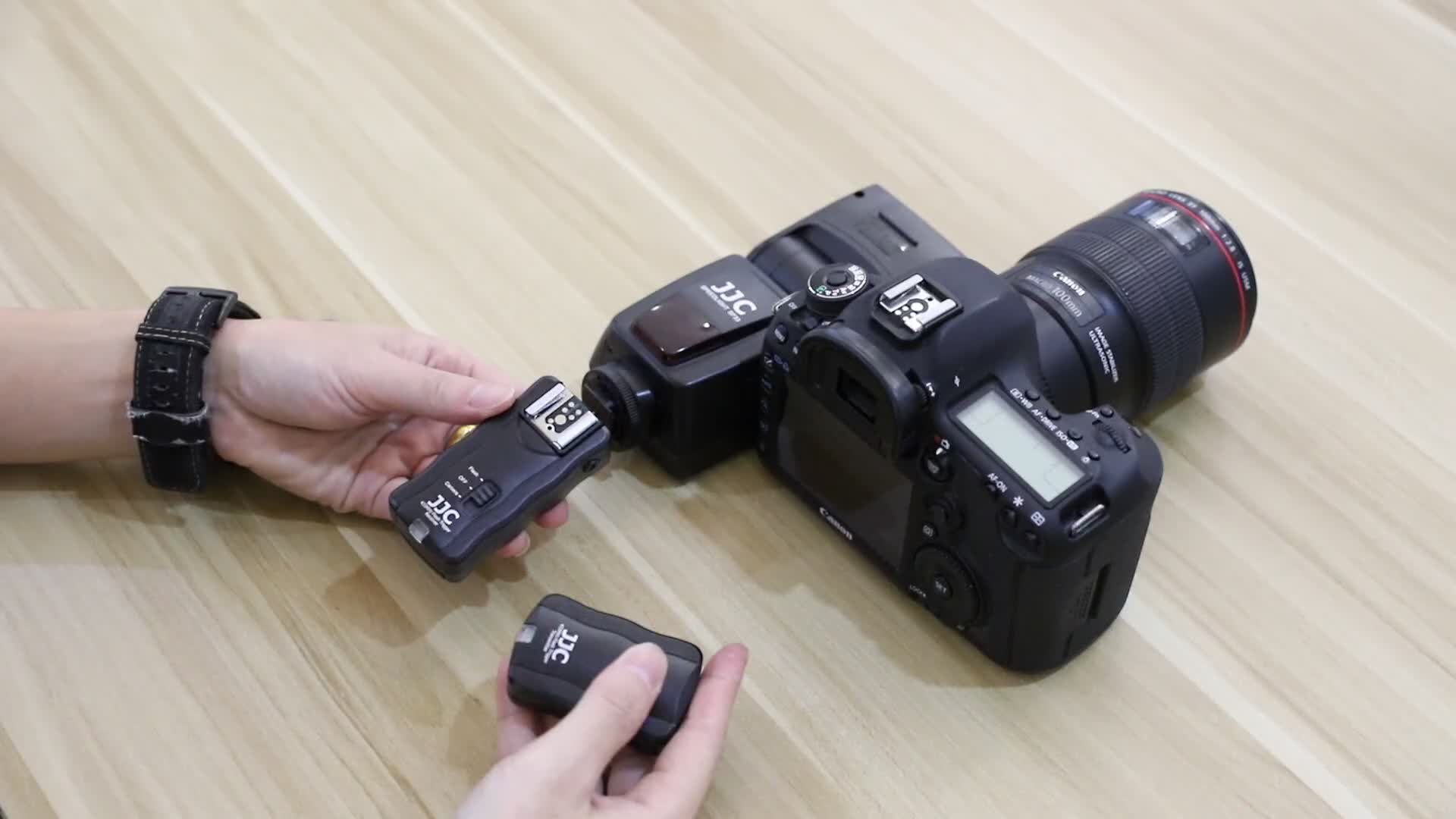 JJC Trigger Flash Wireless Per Canon - Telecomando Otturatore E Flash, 16 Canali, Fino A 30m Di Portata - Foto 8