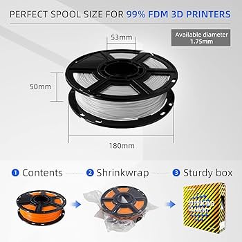 Amazon.co.jp: FLASHFORGE PLAフィラメント 1.75mm 3Dプリンター