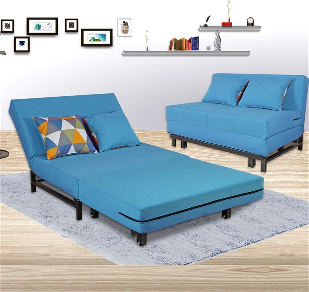 Folding Bed Frame Folding Sofa Bed with Mattress Multifunction Adjustable Guest Bed