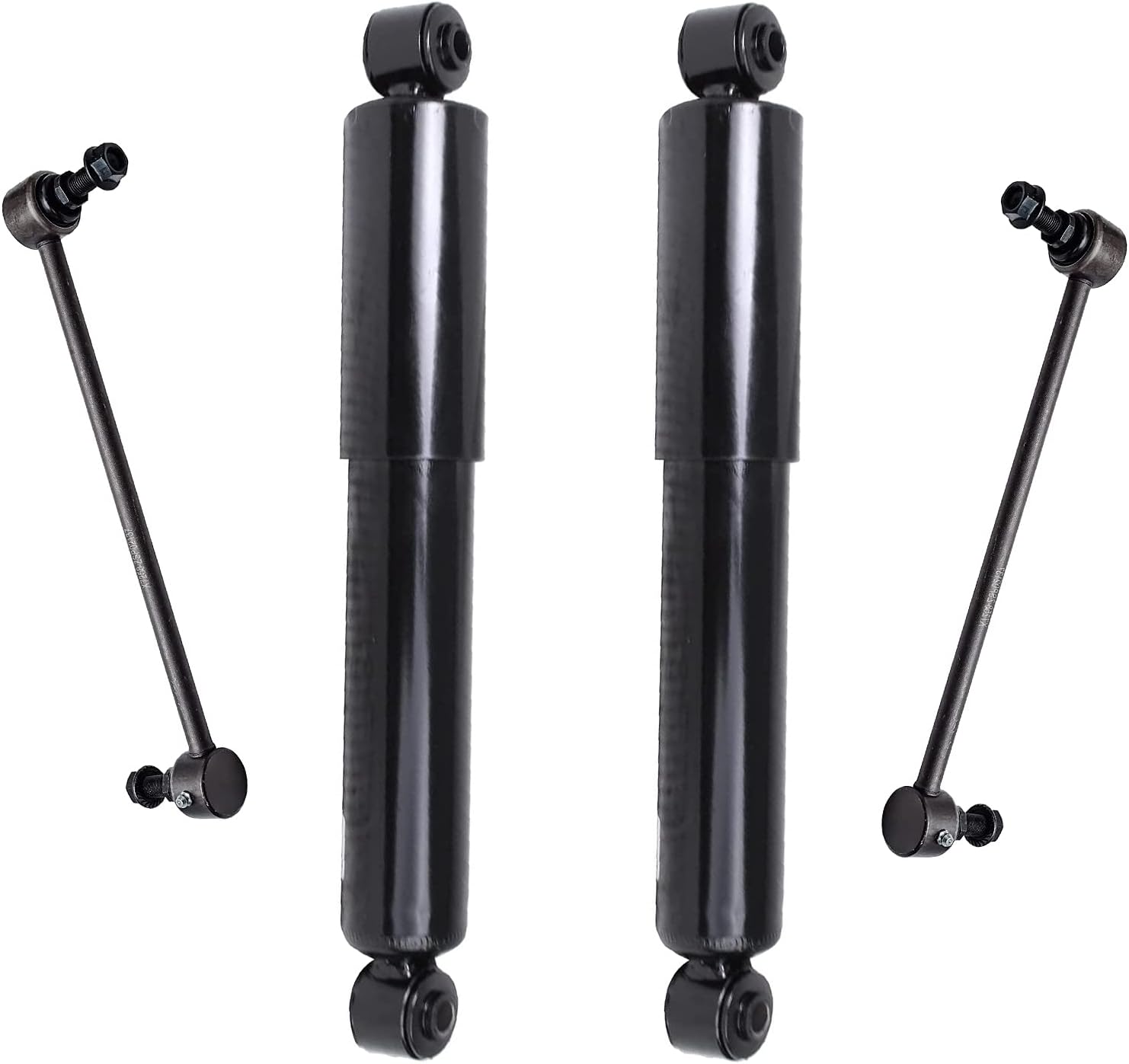 Detroit Axle - Struts Shocks Kit for 08-20 Dodge Grand Caravan 08-16 Chrysler Town & Country 2 Front Struts 2 Sway Bars 2 Rear Shock Absorbers Complete Assembly Replacement