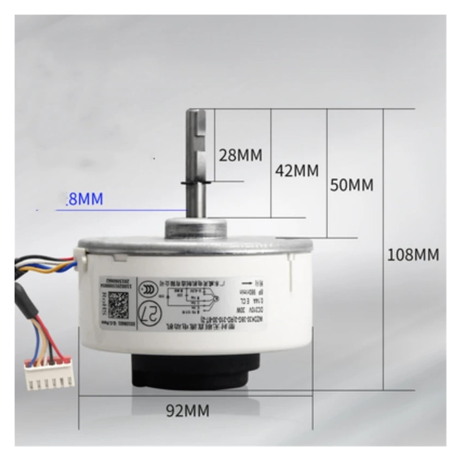DC310V 30W 0,14A 980R/min Inverter WZDK30-38G-2 Inverter Klimaanlage DC Bürstenloser Innenmotor