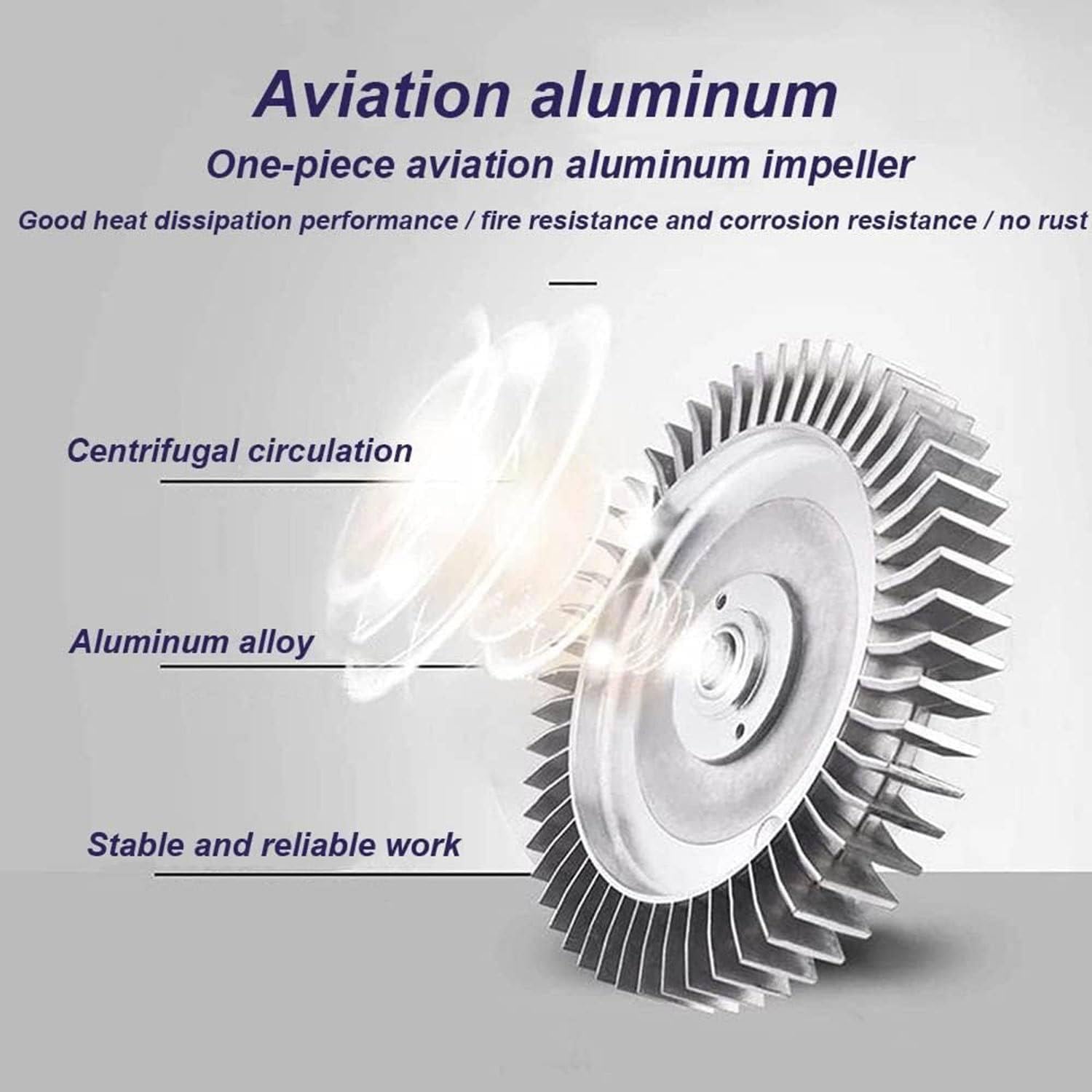 Heumbio Ventilateur Industriel 120W-1100W, Pompe à Air éLectrique avec BoîTier en Aluminium 220V, Ventilateur D'Aspiration Industriel pour Pompes, Machines-Outils, Compresseurs,1100W/1.48HP