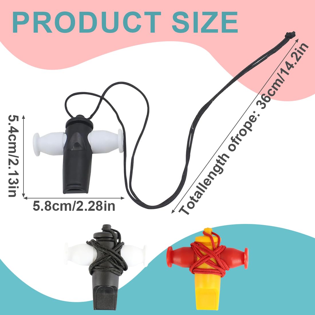 2 pièces Sifflet de samba en plastique, pour effets, samba, De Samba, De Danse, portable, Pour Spectacle, Pour Samba, Pour musical, instrument de musique pour accompagnement musical