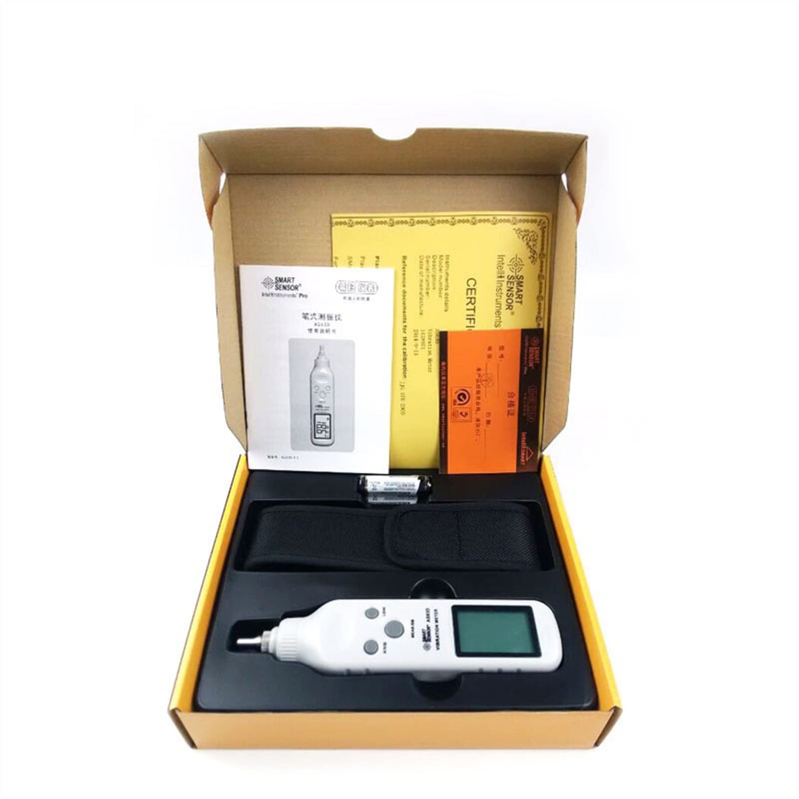Medidor de Vibración, Medidor de vibración digital Tester Ponerse mano sensor Acelerómetro alta precisión