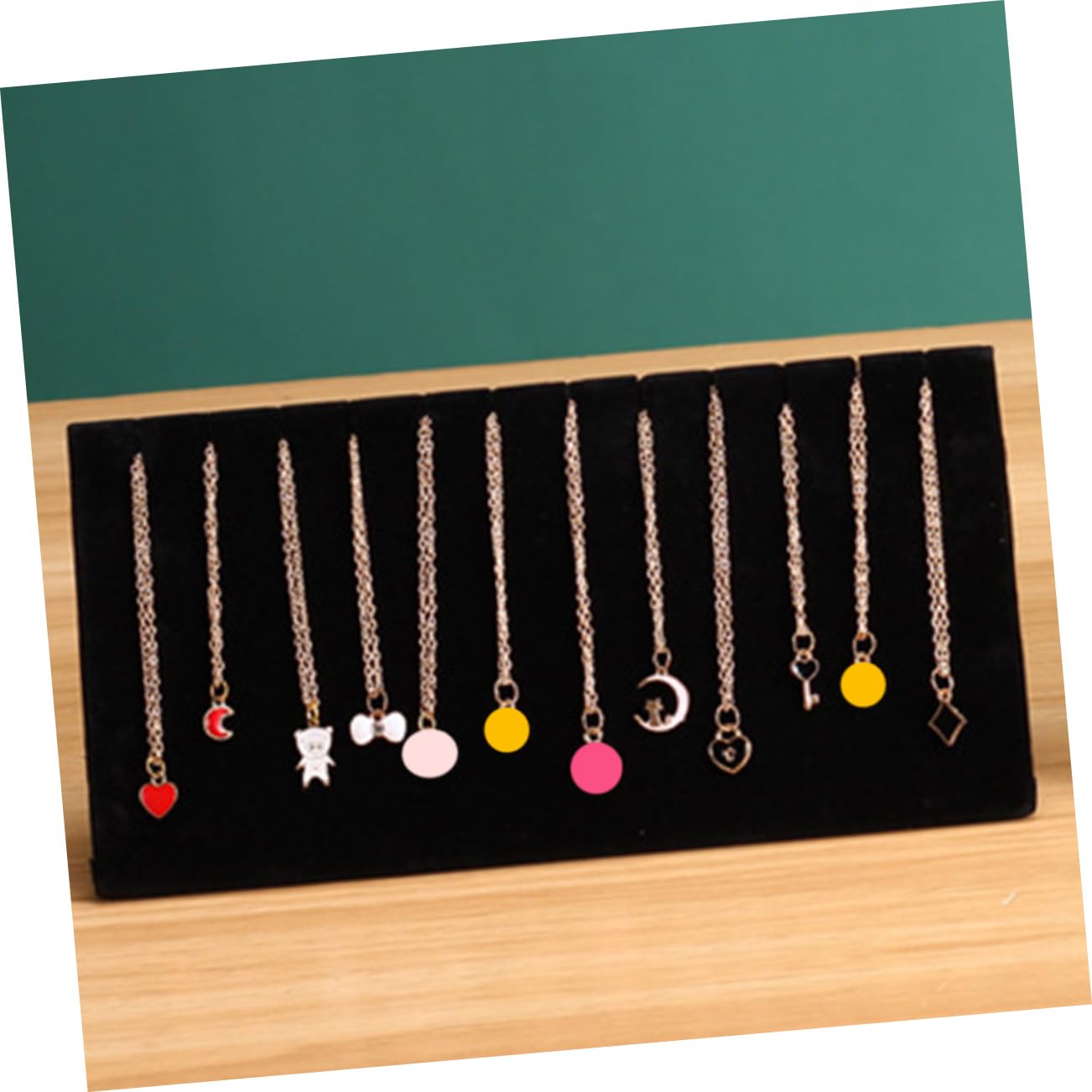 Espositore per gioielli da 3 pezzi, inserto per espositore per gioielli, organizer per collane, appendini per vestiti, porta collane, espositore per bracciali, espositore per catene, espositore p