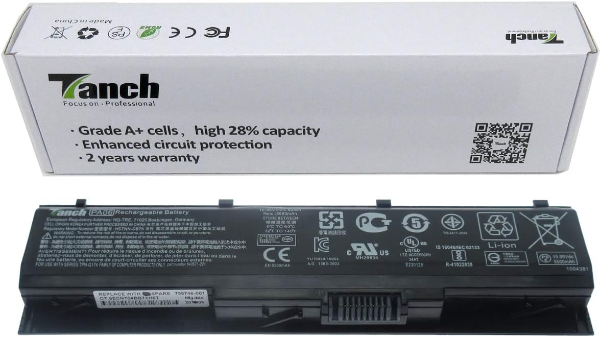 PA06 849571-221 849911-850 HSTNN-DB7K TPN-Q174 Laptop Battery for HP Omen 17-w027nf 17-w000 17-w200 17-ab000 17t-ab200 10.95V or 11.1V 5663mAh 62W