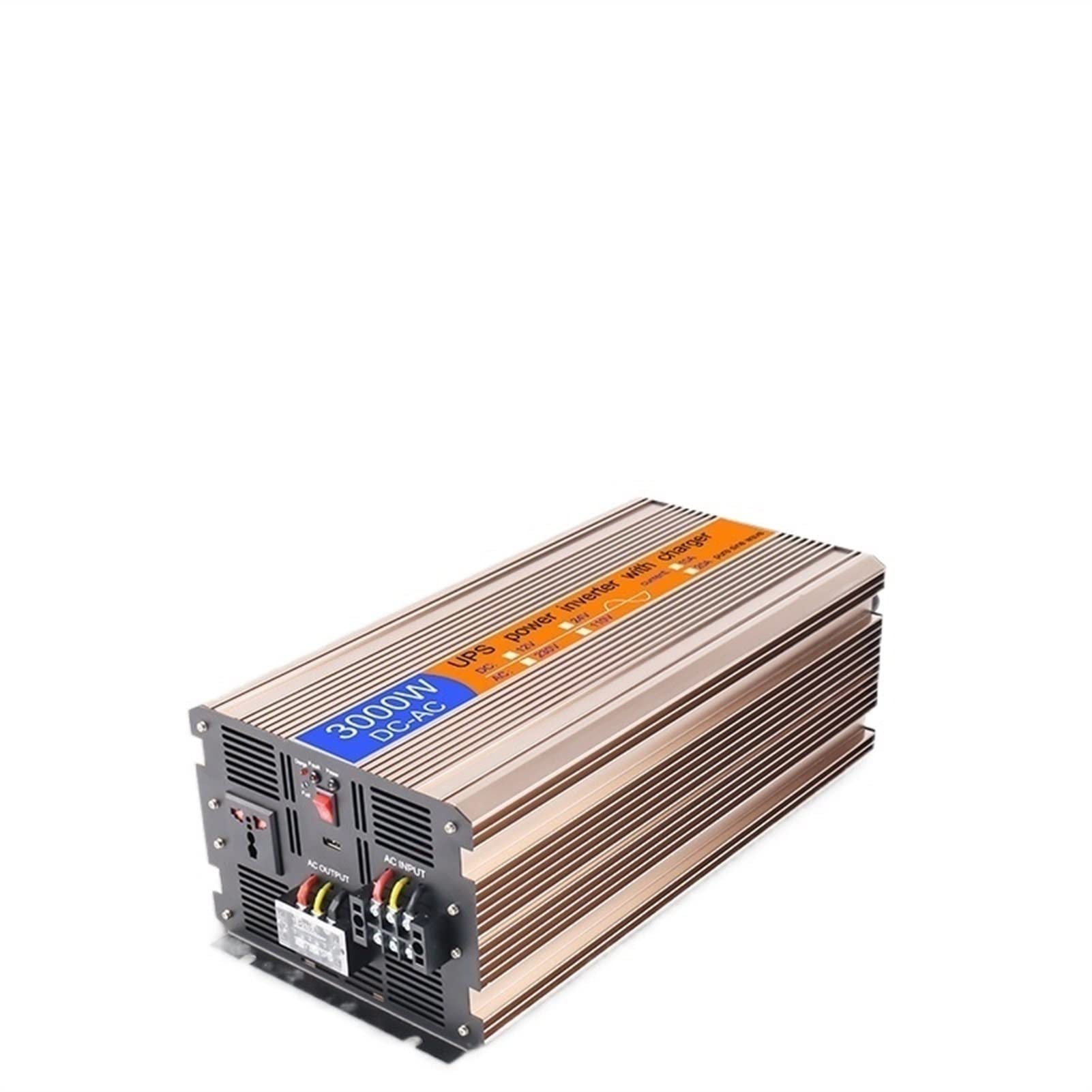 Falownik solarny, UPS3000W24V. Pure Sine Wave Solar Off-Grid Falownik 2P Klimatyzacja Inverter Rv. Home Photovoltaic.