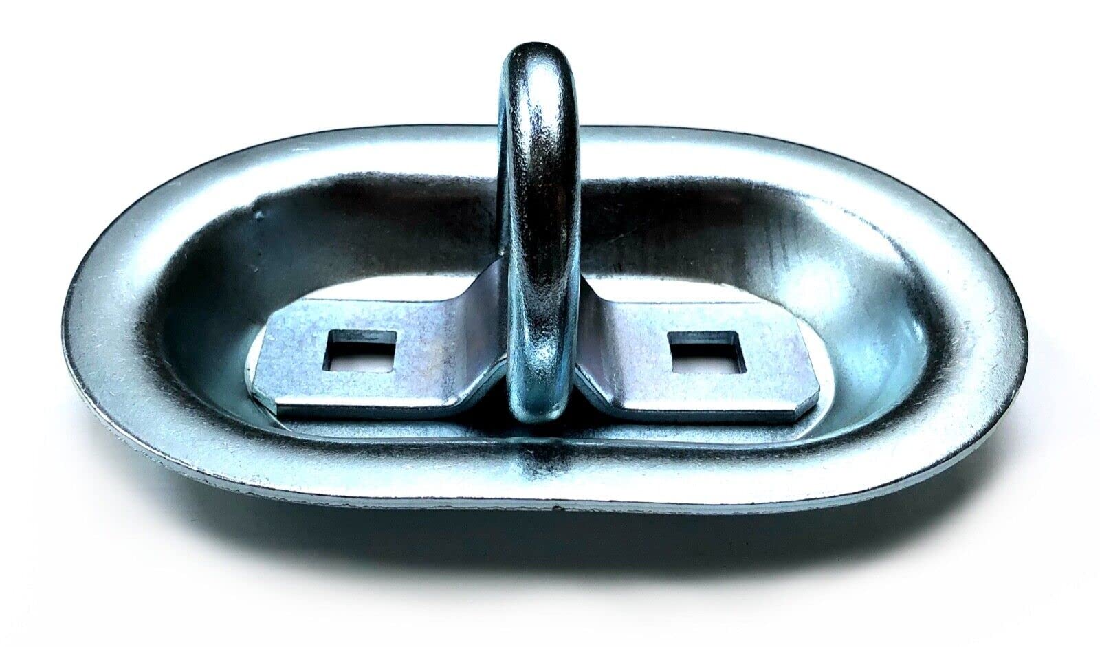 6X Zurrmulde 2000 kg Zurröse Zurrbügel mit D-Ring Zurrring oval 150x101 mm für PKW, LKW Anhänger Set
