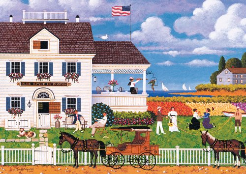 Buffalo Games Charles Wysocki: Tea By the Sea - 300 Piece Jigsaw Puzzle by Buffalo Games