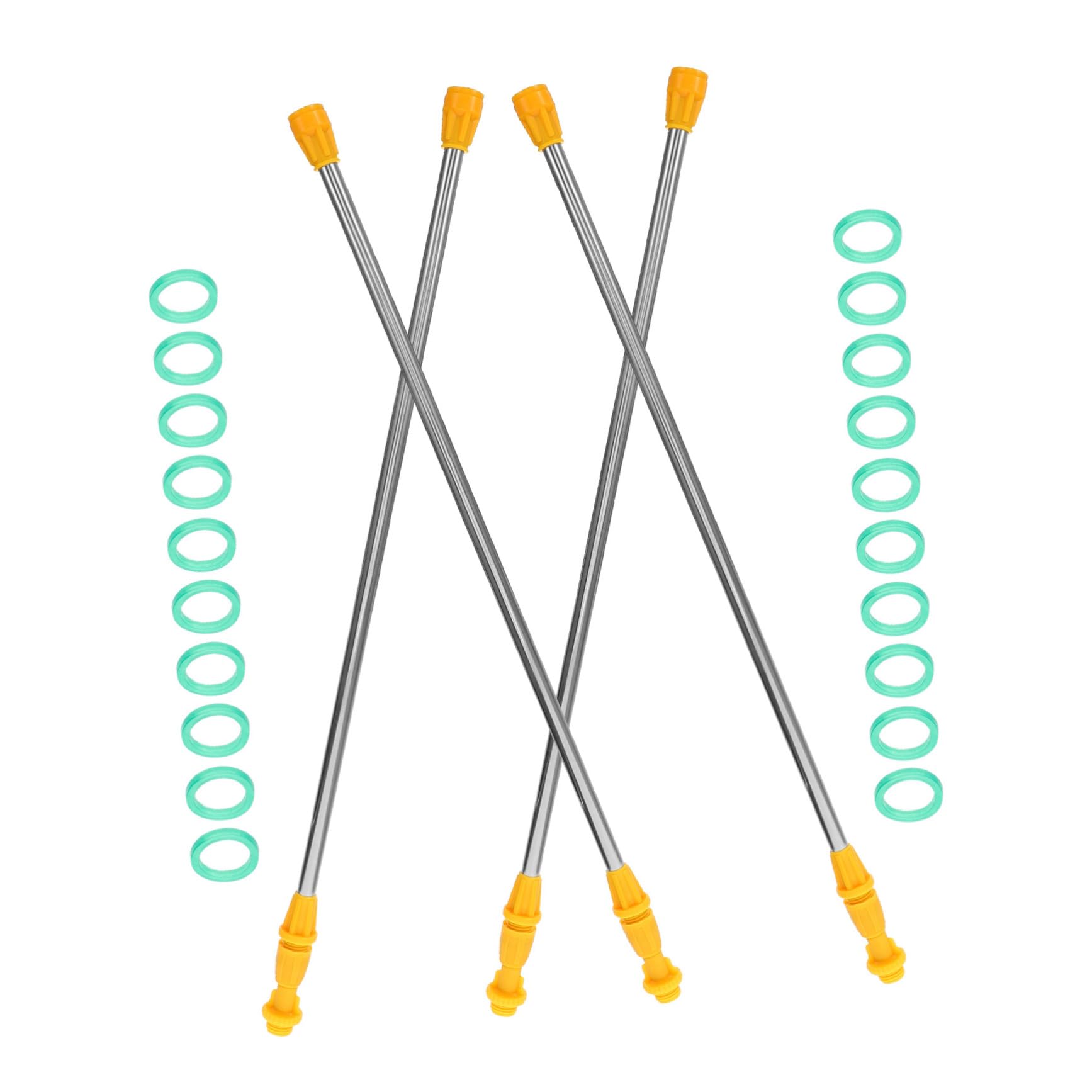 BESPORTBLE 5ensembles Tige De Pulvérisation Acier Inoxydable Rallonge Pour Pulvérisateur Agricole Accessoire De Jardinage Long Et Durable Compatible Plupart Des Pulvérisateurs Électriques