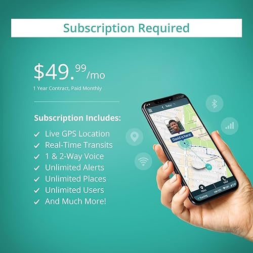 Miniatura 2 de Reloj de tecnología de asistencia con rastreador GPS para necesidades especiales, autismo, ancianos con demencia o Alzheimer, botón SOS, altavoz de