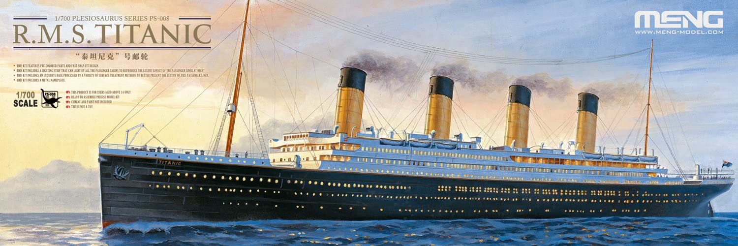 Amazon | モンモデル 1/700 R.M.S. タイタニック号 LED付属 色分け済み