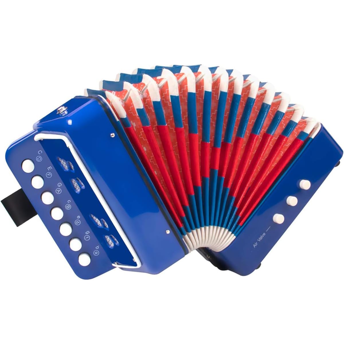 Fisarmonica,Fisarmonica per Bambini,Fisarmonica Adulti,Entry Level Organetto 7 Tasti e 3 Bassi,Con Cinghie Regolabili,Adatto a Studenti, Bambini, Adulti Principianti,Può Essere Utilizzato Come Regalo