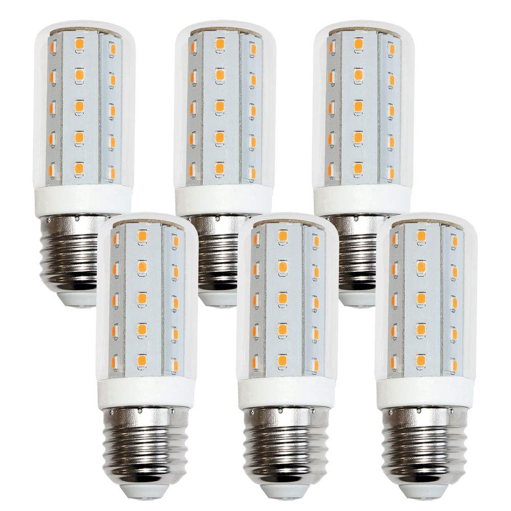 NCC-Licht 6 x LED Leuchtmittel T30 Röhre 4W E27 Corn kaltweiß 6500K Tageslicht