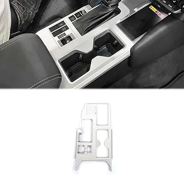 Interior Decoration Accessories Compatible with Toyota Land Cruiser 250 1958 Prado J250 LC250 2024 2025 Center Console Gear Shift Cover Trim Easy Installation ABS Sliver