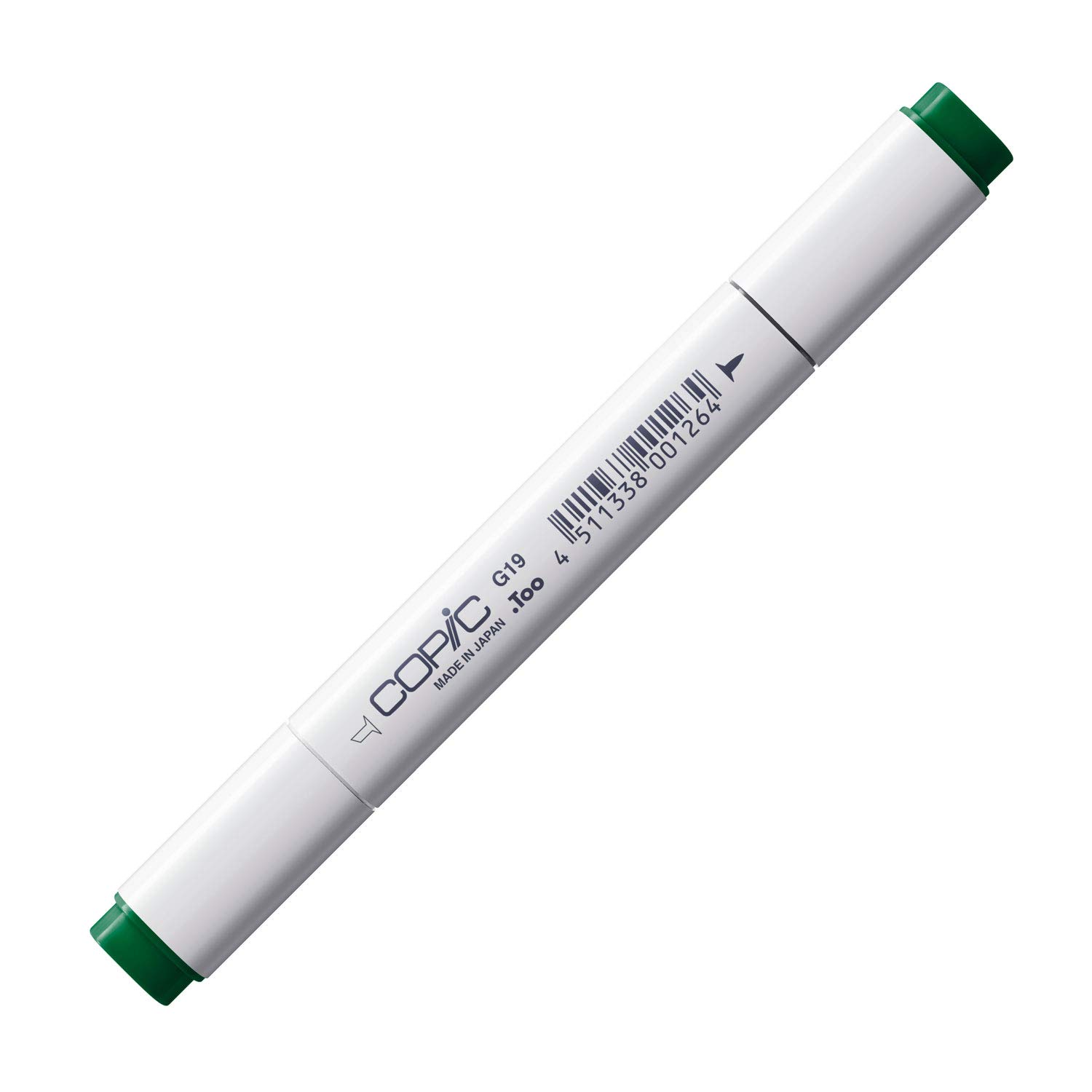Copic Classic Coloured Marker Pen, (G-19) Bright Colours Parrot Green, For Art & Crafts, Colouring, Graphics, Highlighter