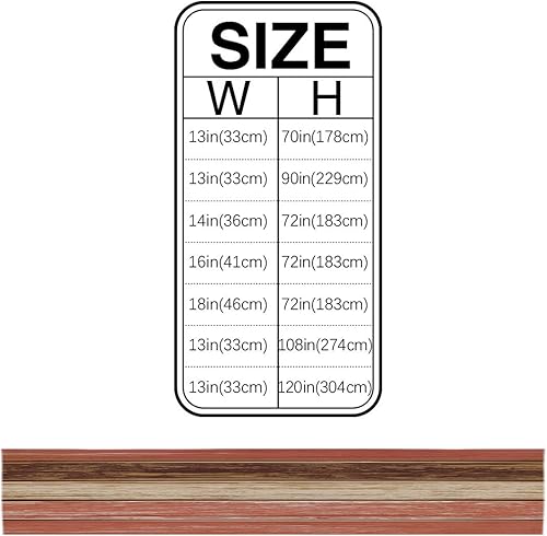 Miniatura 5 de Camino de mesa para cocina, camino de mesa de granja, bufandas de tocador de 13 x 90 pulgadas, camino de mesa rojo de grano de madera vintage para