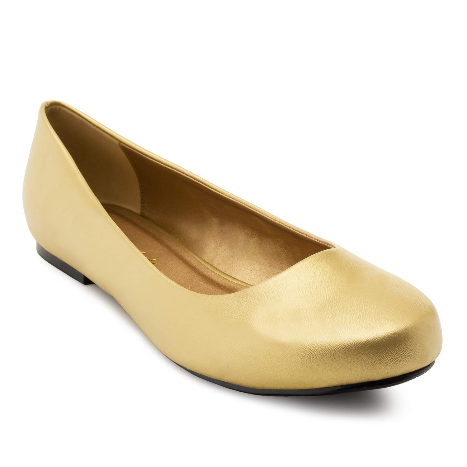 Andrés Machado - Ballerine Classiche da Bambina - AM539 - Ballerine con Tacco Piatto - realizzate in Similpelle Raso Nero - EU 43