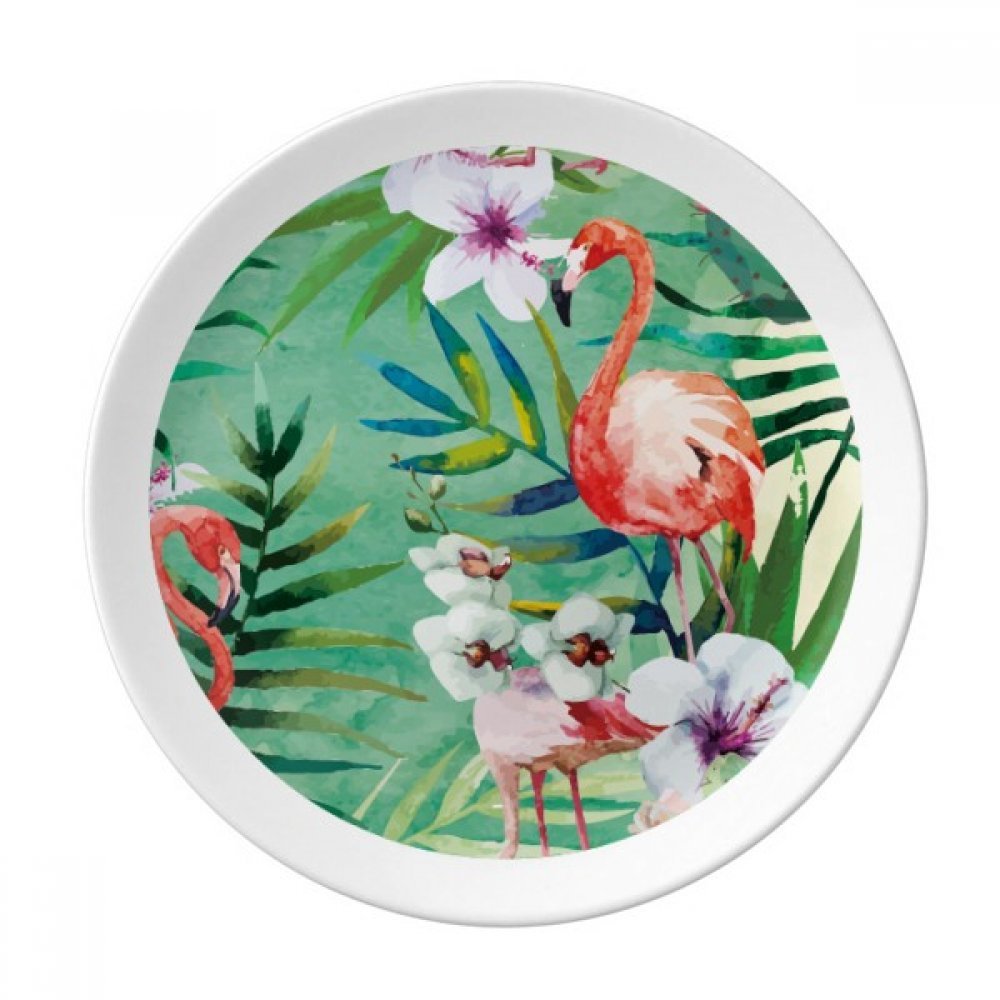 Assiette à dessert en porcelaine flamant rose 8 cm pour vos tables