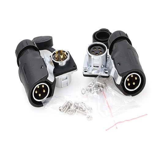 Miniatura 9 de Eonvic LP20 - Conector de aviación de 3 pines, conectores de cable impermeables industriales para industrial, energía, automóvil, proyecto de
