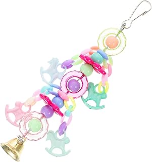 BCOATH Brinquedo De Mastigar Papagaio Brinquedo Giratório Gaiola Periquito Brinquedos Para Girar Espetos De Mordida De Plástico Papagaio Brinquedo Decorativo Periquito