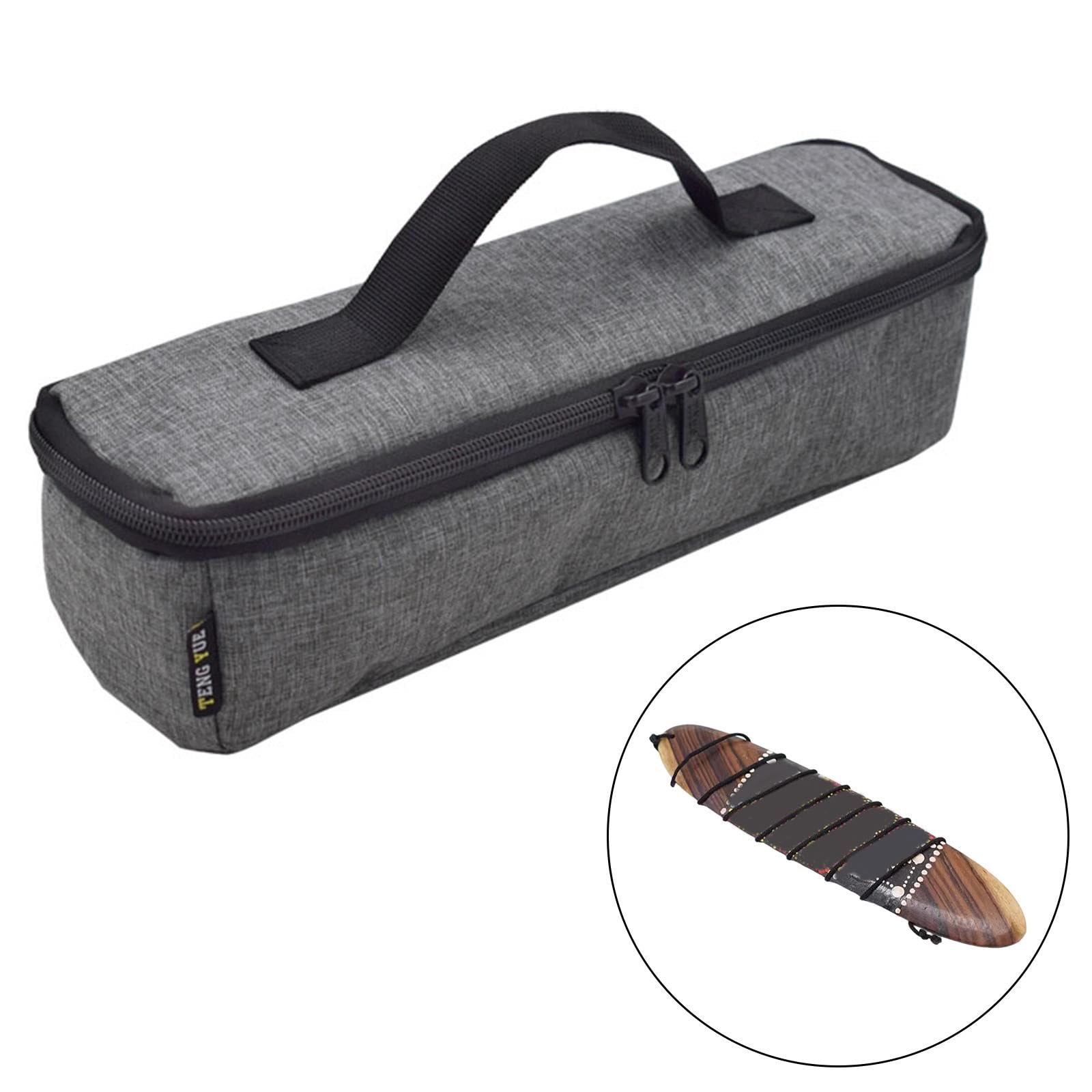 Amagogo Rainmaker-estuche de transporte para niños, divisores ajustables y cremallera, bolsa para, estuche de instrumentos musicales